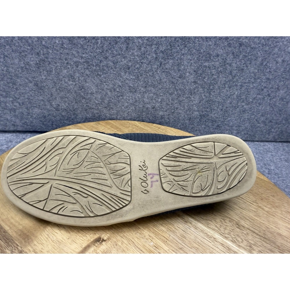 Olukai Waialua Mesh Gray‎ & Pink Casual Slip On Loafers Shoes Women's 5 - Picture 8 of 9